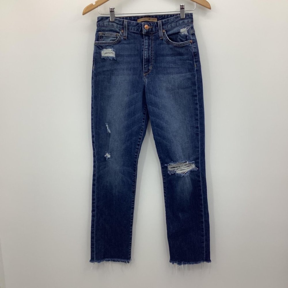 Joe's Straight Ankle Kimmy Distressed Jeans 26